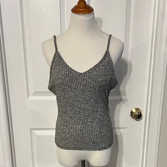 Victoria's Secret Gray Knit Tank Top - Picture 1 of 4